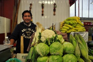 Mercado de Coyoacan 5 - produce vendor Jim