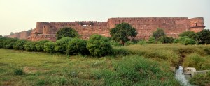 Agra Fort panorama stitch