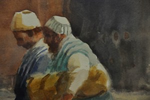 Museo Nacional de la Acuarela 34 - Moroccan Market - by Robert Wade of Australia